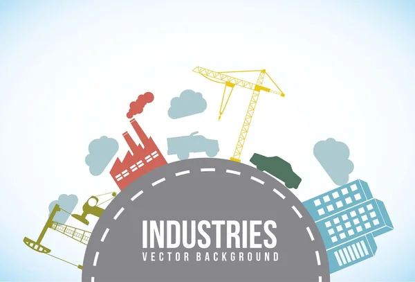 Industries — Stock Vector