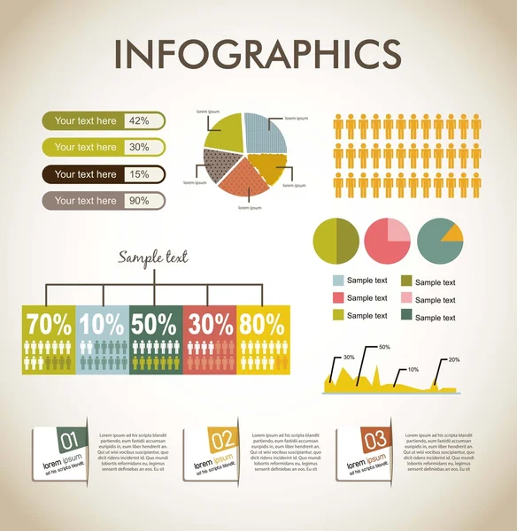 Infografías — Vector de stock