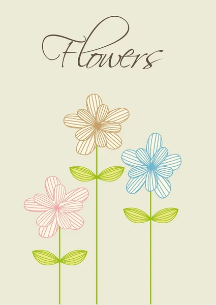 Flowers — Stock Vector