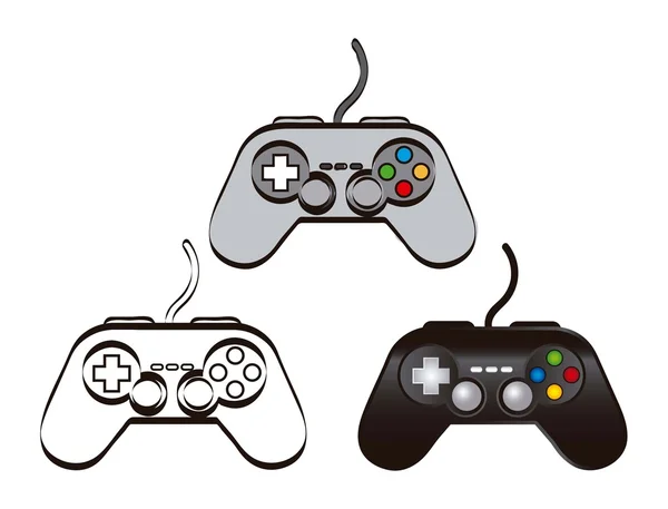 Gamepad — Vetor de Stock