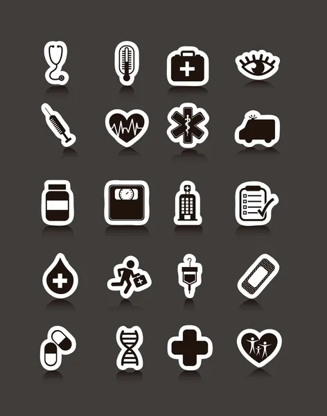 Medical icons — Stock Vector