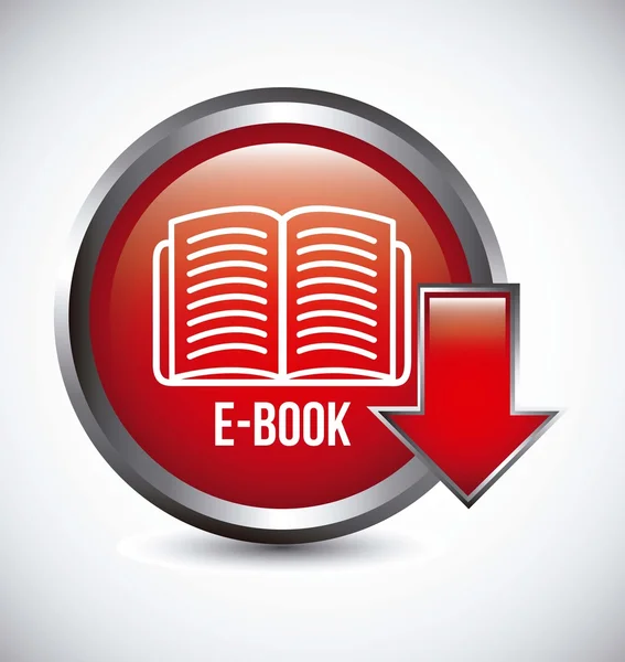 E kniha — Stockový vektor
