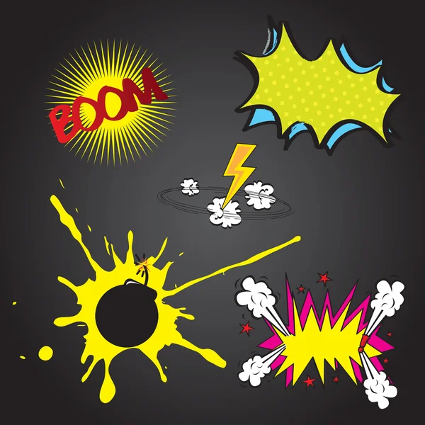 Boom cómic — Vector de stock