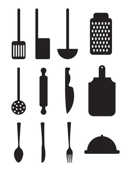 Cutlery icons — Stock Vector