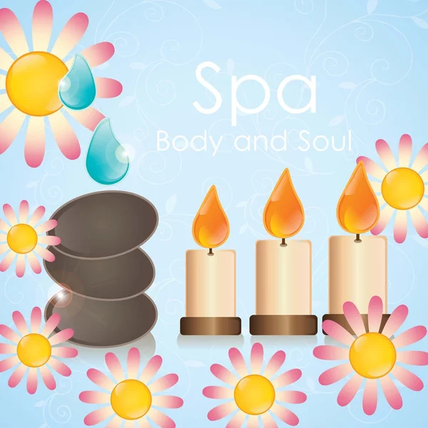 Spa Icons — Stock Vector