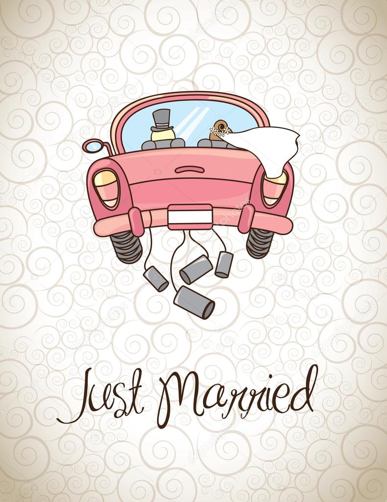 Just married Stock Vector by ©yupiramos 18524021