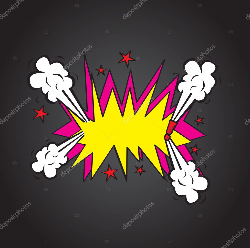 Explosion cloud Stock Vector Image by ©yupiramos #18524531
