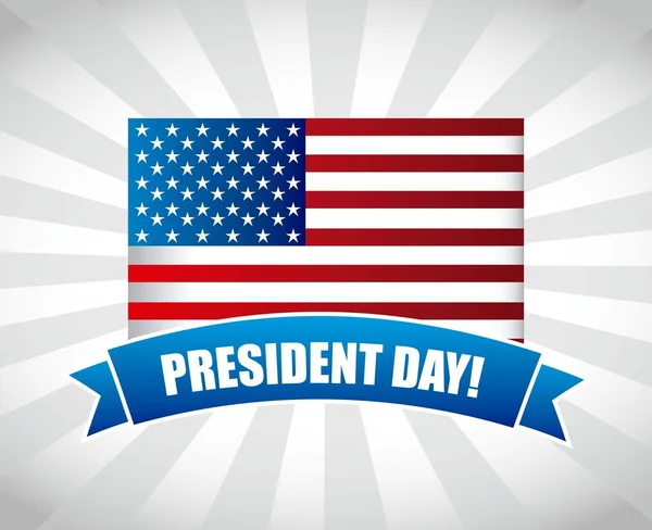 Journée des présidents — Image vectorielle