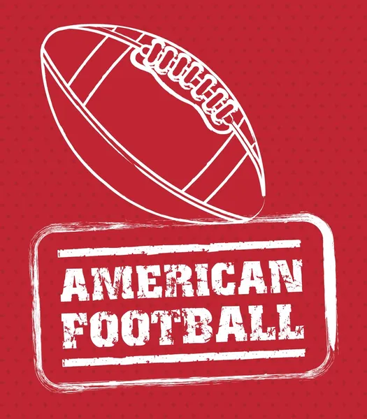 American football — Stock Vector