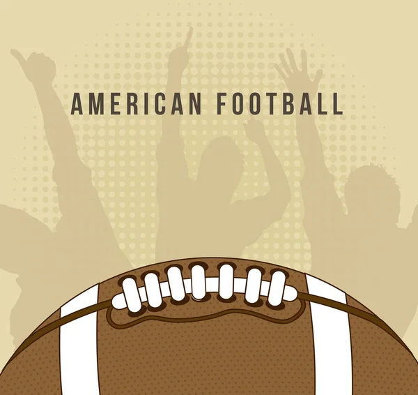 American football — Stock Vector