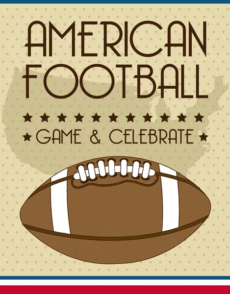 American football — Stock Vector