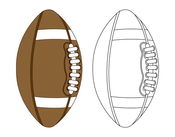 Amerikansk fotboll — Stock vektor