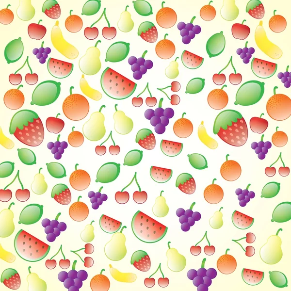 果物のアイコン — ストックベクタ