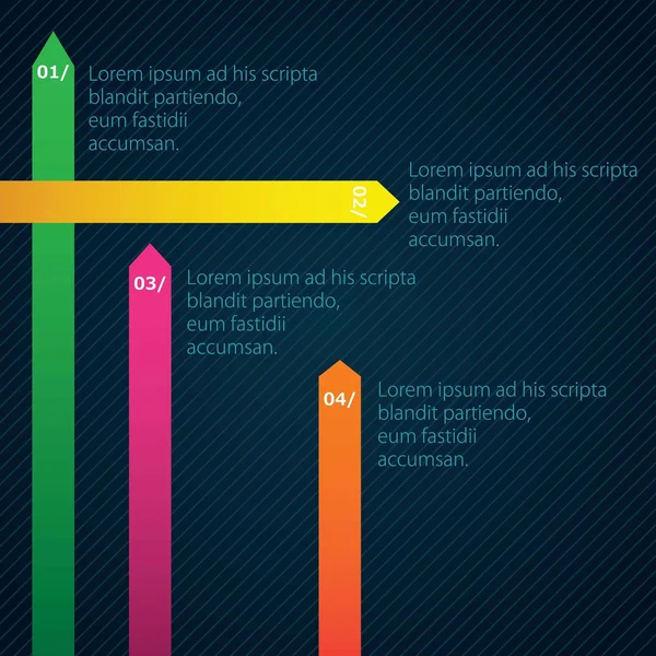 Brochura de números —  Vetores de Stock