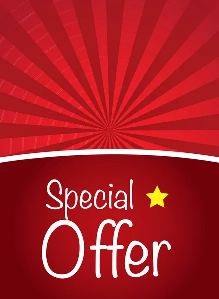 Special offer — Stock Vector