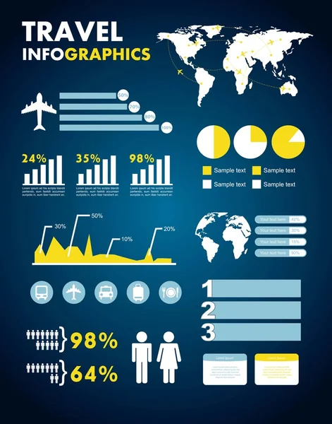 Infografik — Stockvektor