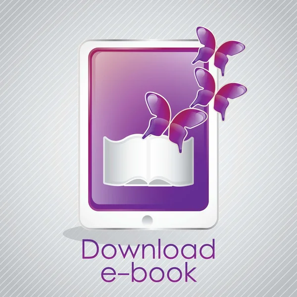 Κατεβάσετε ebook — Διανυσματικό Αρχείο