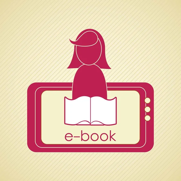 Descargar ebook — Vector de stock