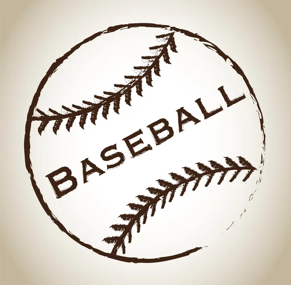 Baseball — Image vectorielle