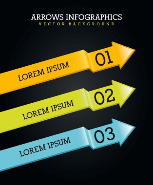 arrows infographics clipart