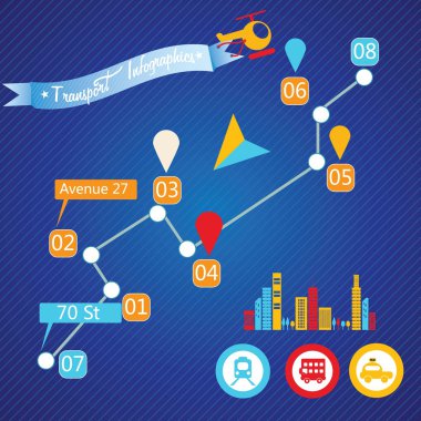 taşıma infographics