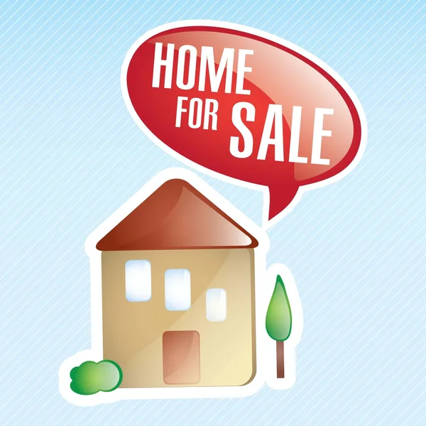 House sale vector — Stock Vector