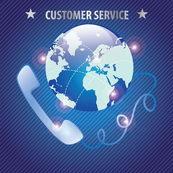 Klient usługi ikony — Wektor stockowy