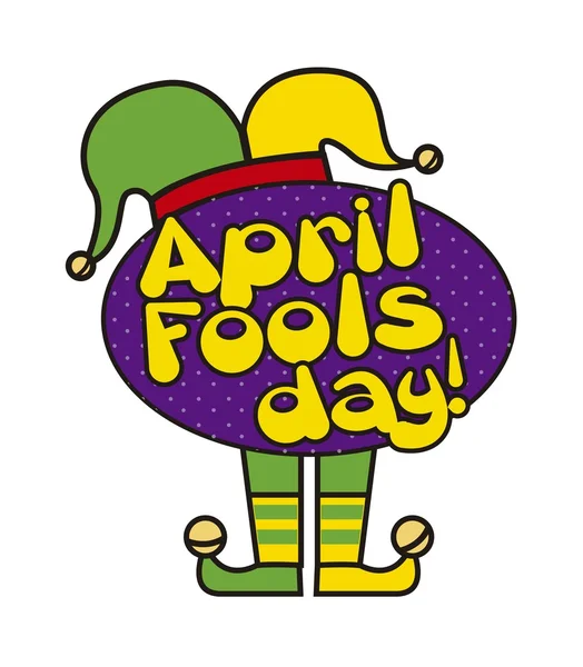 Апрельский день дураков — стоковый вектор