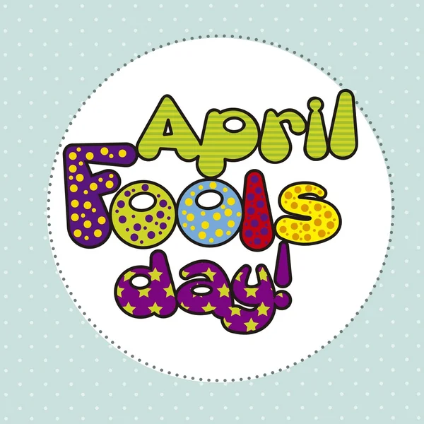 Día de abril tontos — Archivo Imágenes Vectoriales