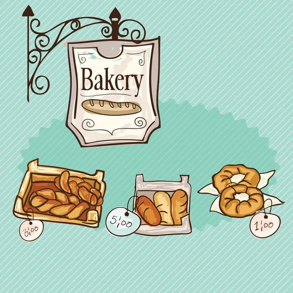 Bakery Icons — Stock Vector