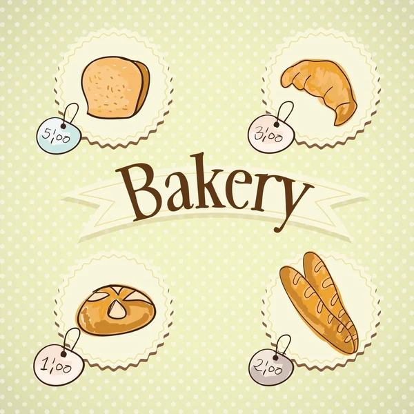 Bakery Icons — Stock Vector