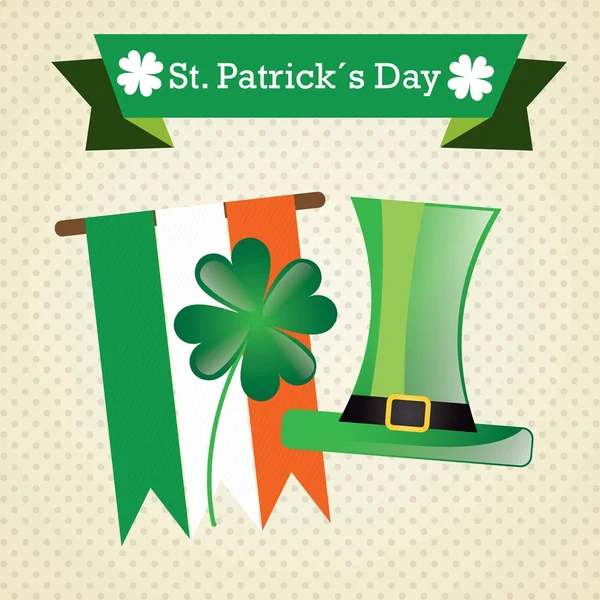 Dia de St patricks — Vetor de Stock