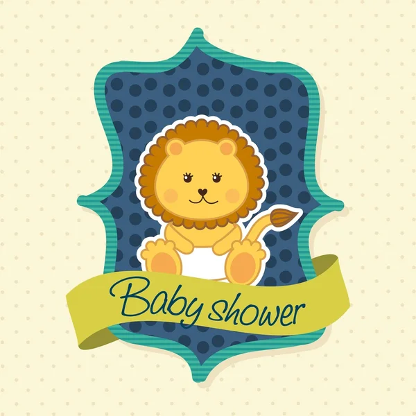 Babydusche — Stockvektor