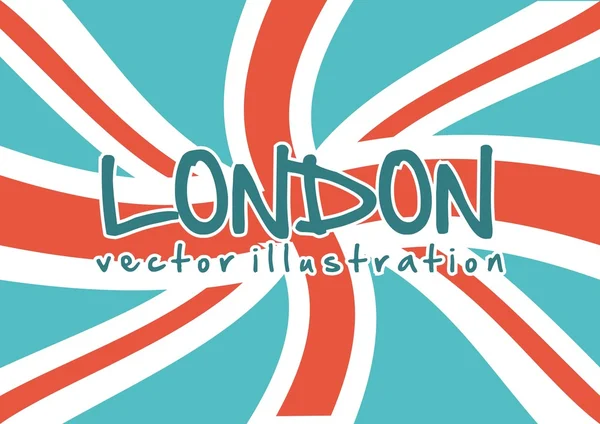 Flag london — Stock Vector