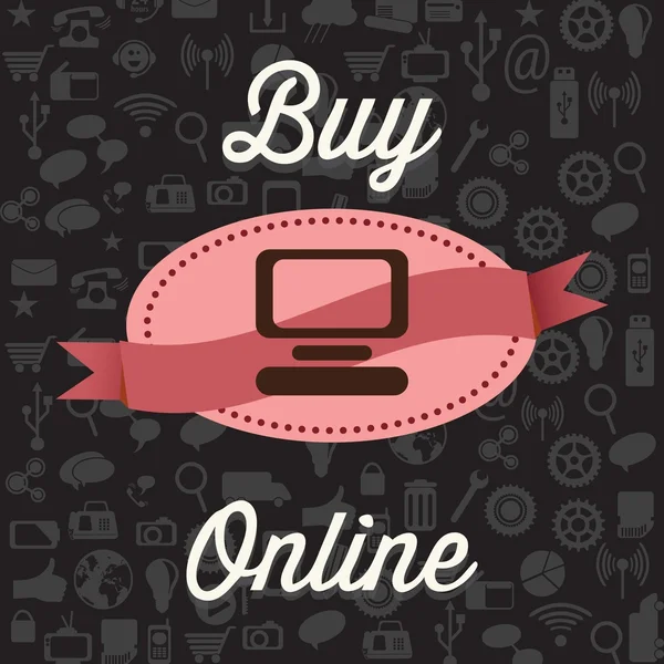 Online kaufen — Stockvektor