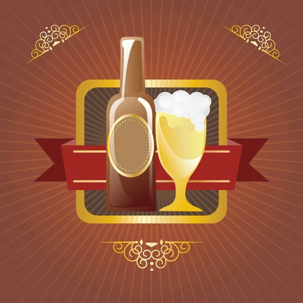 Etiquetas de cerveza — Archivo Imágenes Vectoriales