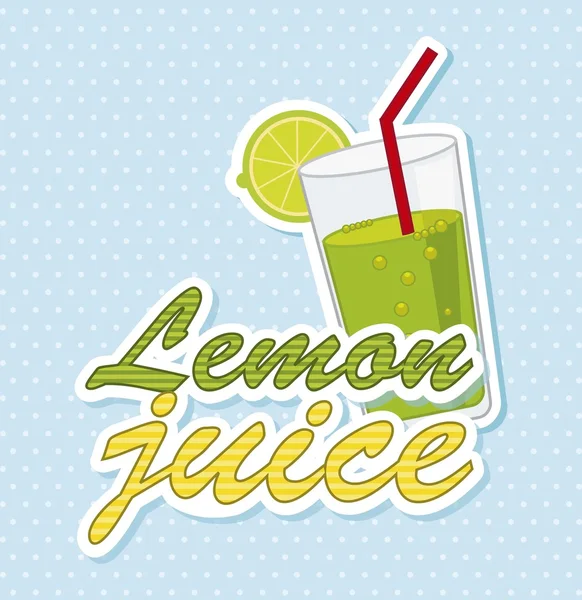 Jus de citron — Image vectorielle