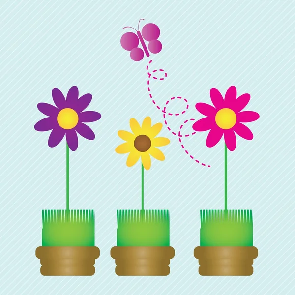 Spring Icons — Stock Vector