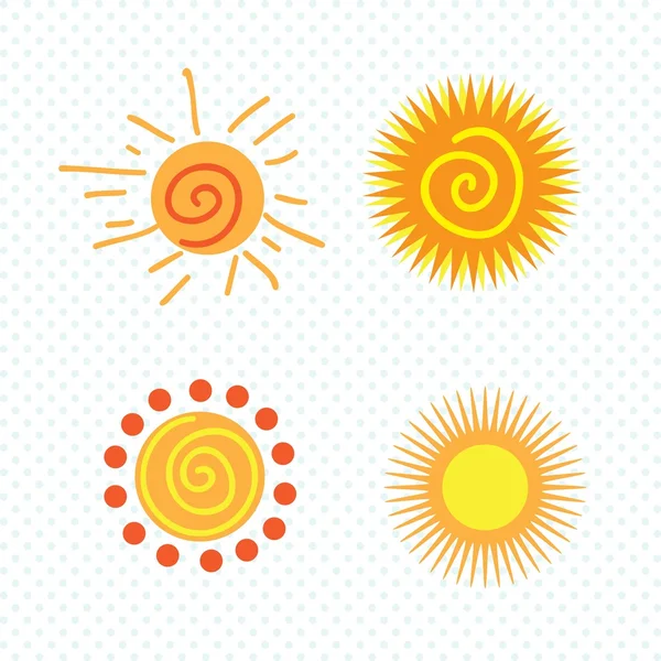 Spring Icons — Stock Vector