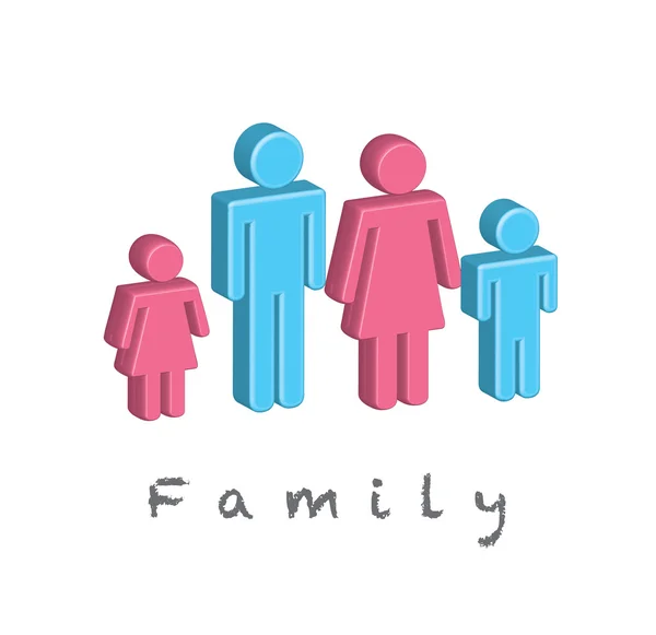 Familie — Stockvector