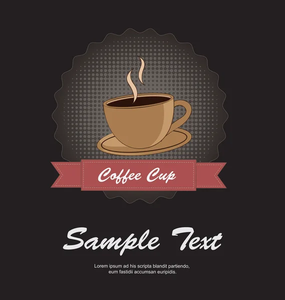 Coupe de café — Image vectorielle