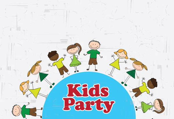 Dětská párty — Stockový vektor