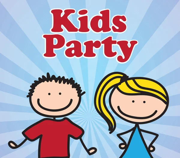 Kids party — Stock Vector