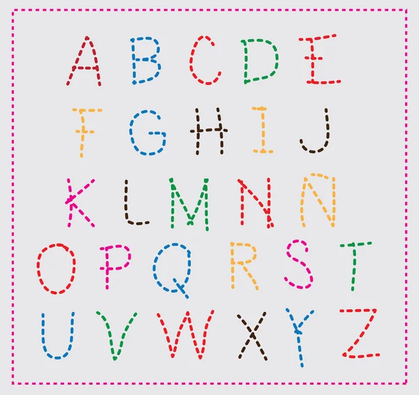 Alphabet — Image vectorielle