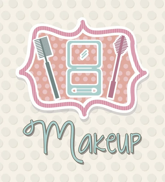 Vecteur maquillage — Image vectorielle