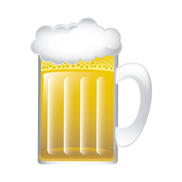 啤酒病媒 — 图库矢量图片