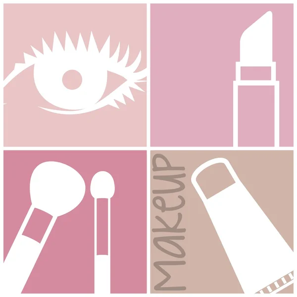 Vector de maquillaje — Archivo Imágenes Vectoriales