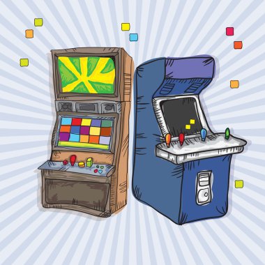 Video Games Icons clipart