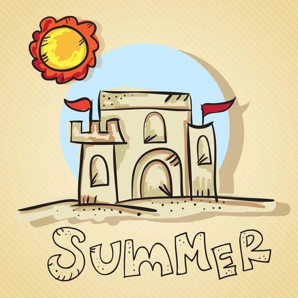 Καλοκαίρι, ήλιος εικονίδια — Διανυσματικό Αρχείο