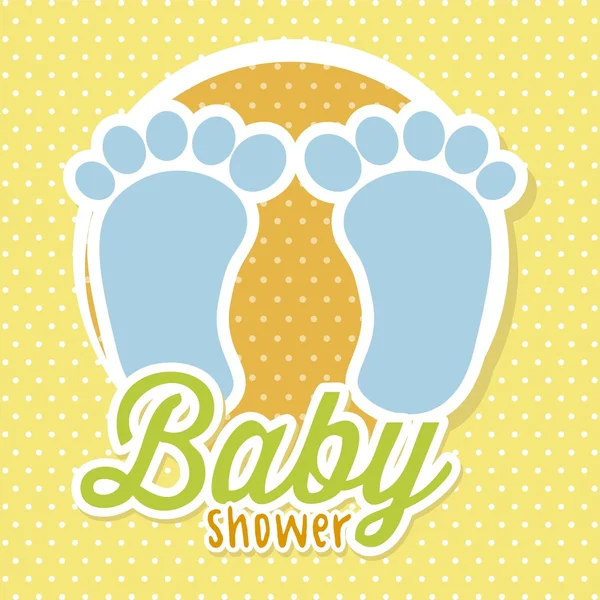 Babydusche — Stockvektor